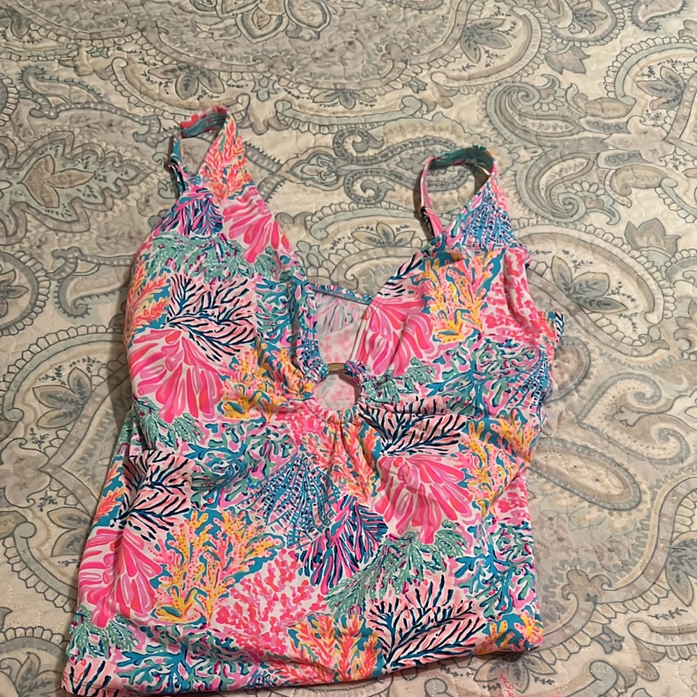 Lilly Pulitzer tankini 2 piece swimsuit
